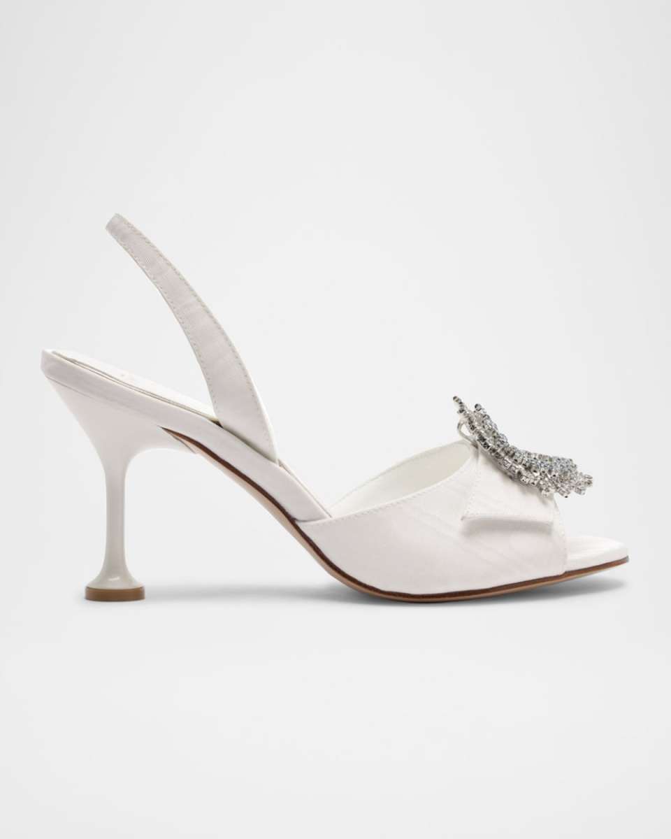 Easy Madelina Embellished Satin 85 Pumps